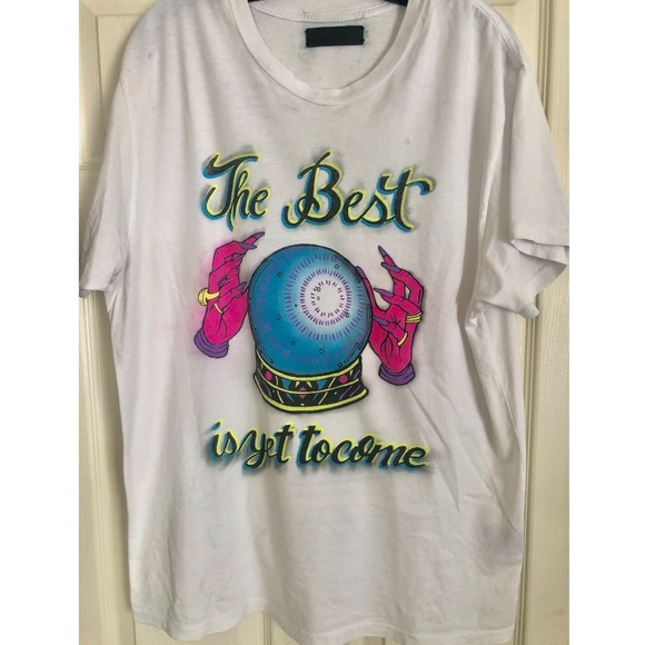 Amiri “The Best Is Yet To Come” Crystal Ball Tee - Picture 3 of 5